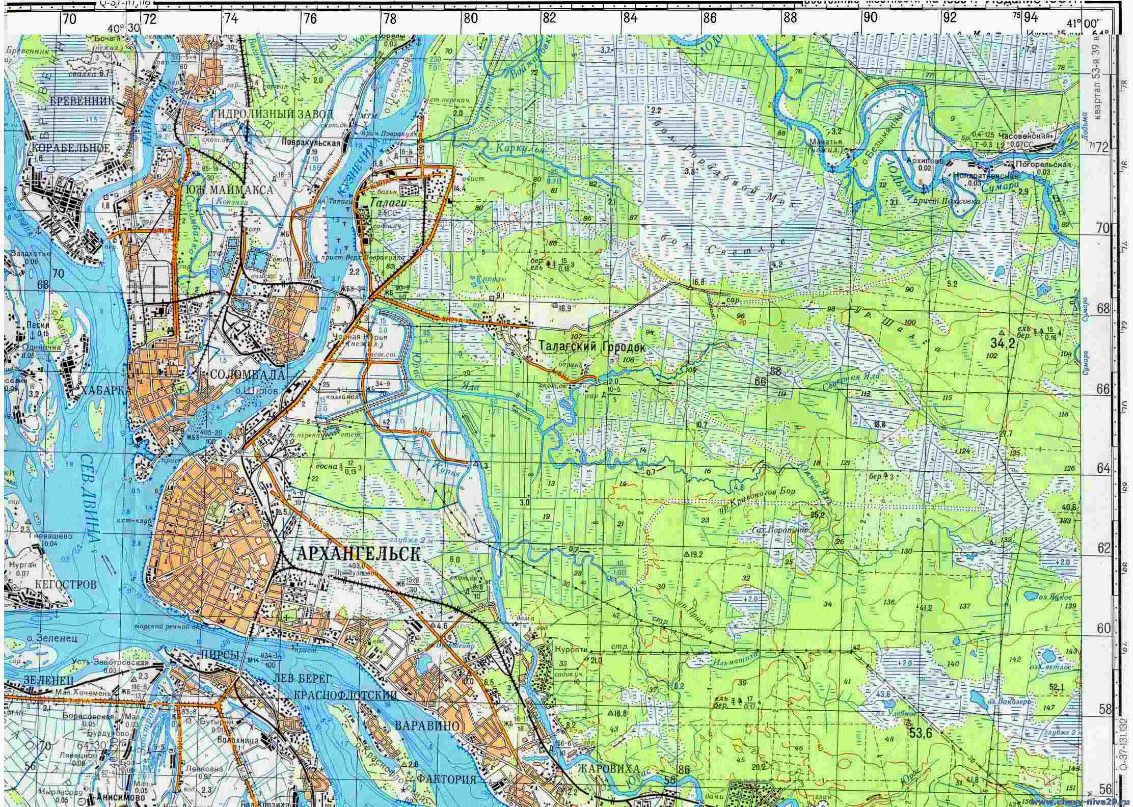Архангельск карта города. Архангельск на карте. Карта окрестности Архангельска.